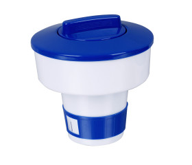Poolstyle zwembad chloordrijver groot | blauw & wit
