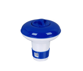 Kleine zwembad chloordrijver | blauw & wit
